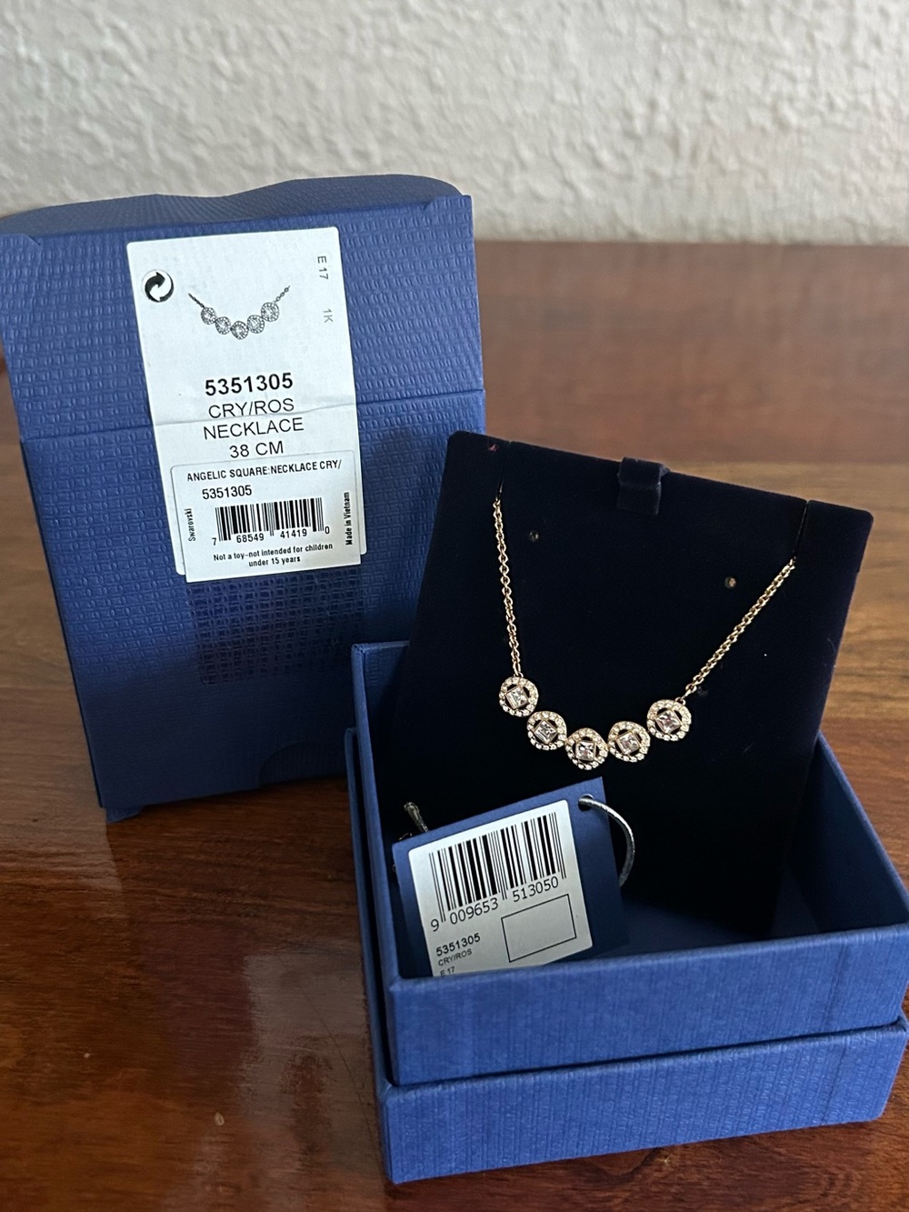 Swarovski Angelic Square Necklace